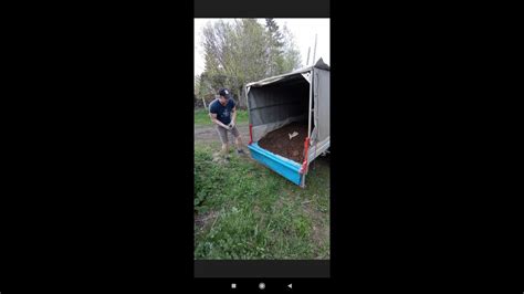 Разгрузка и расправка тента