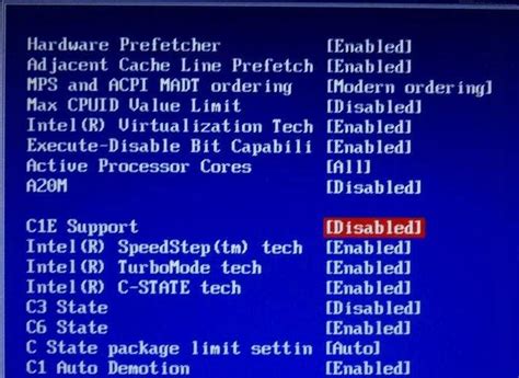 Влияние Cpu c states на энергопотребление