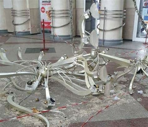 Люстра упала на пол предсказывает