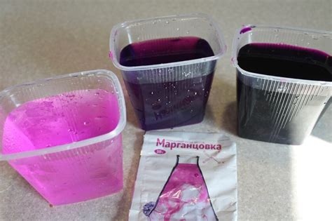 Правила использования марганцовки аптечной и садовой