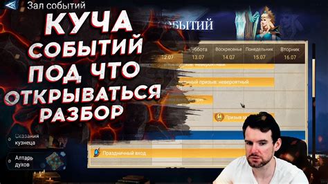 Разбор событий