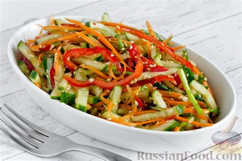 Салаты с овощами
