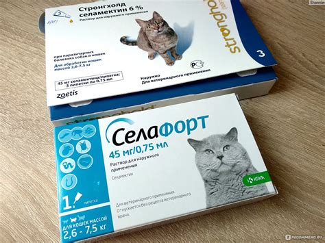 Сравнение стронгхолда и профендера для кошек